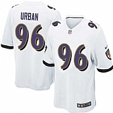 Nike Men & Women & Youth Ravens #96 Urban White Team Color Game Jersey,baseball caps,new era cap wholesale,wholesale hats